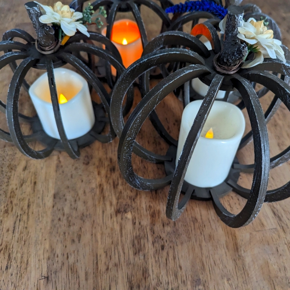 Decorative Candle Pumpkins